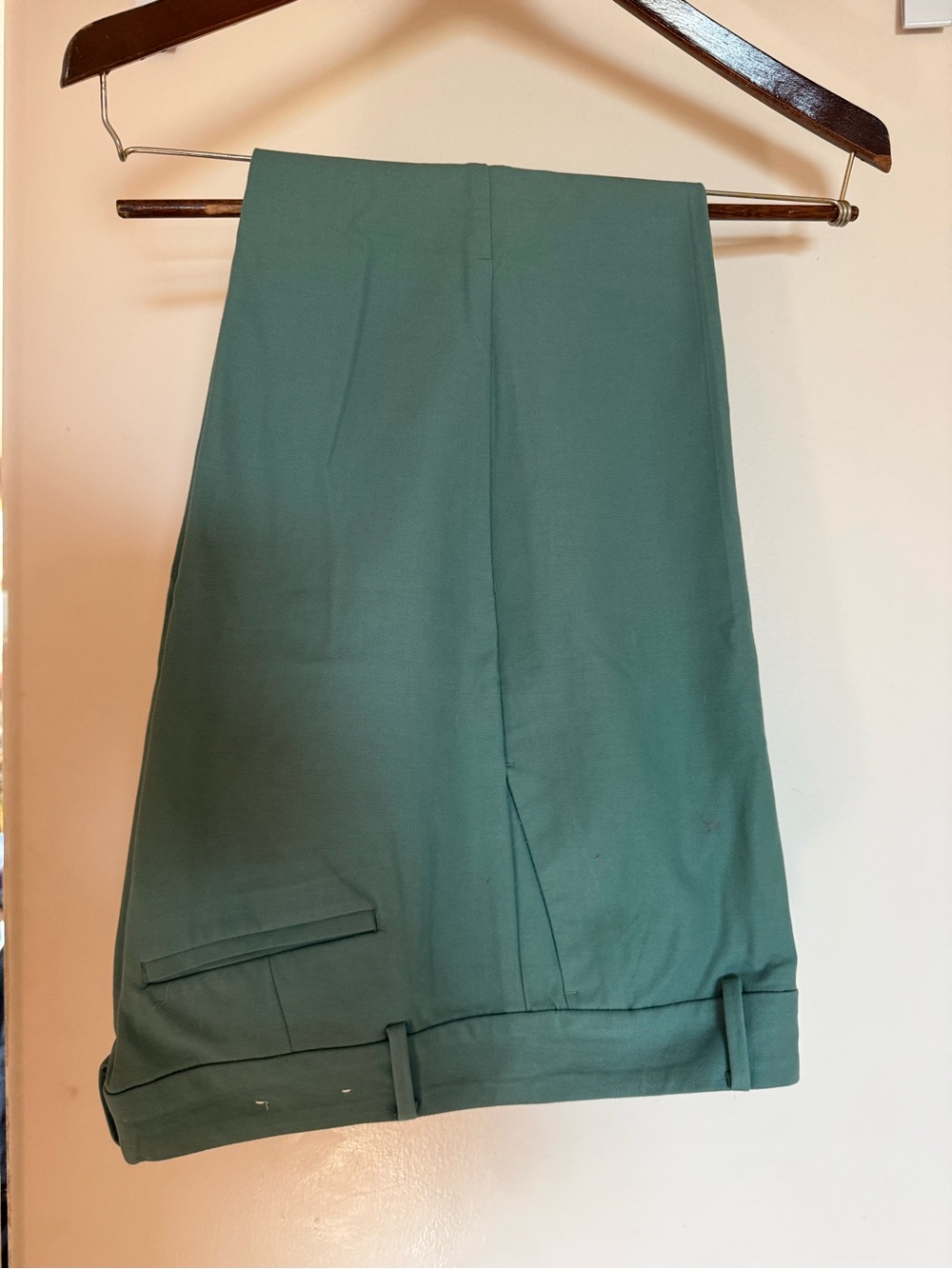Ann Taylor Factory Teal-Green Tailored Trousers